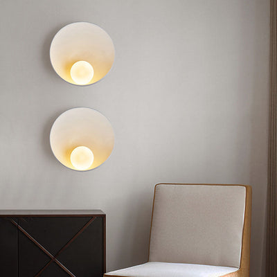 RondoLicht Eisenharz-Wandleuchte | Minimalistische Design-Wandlampe