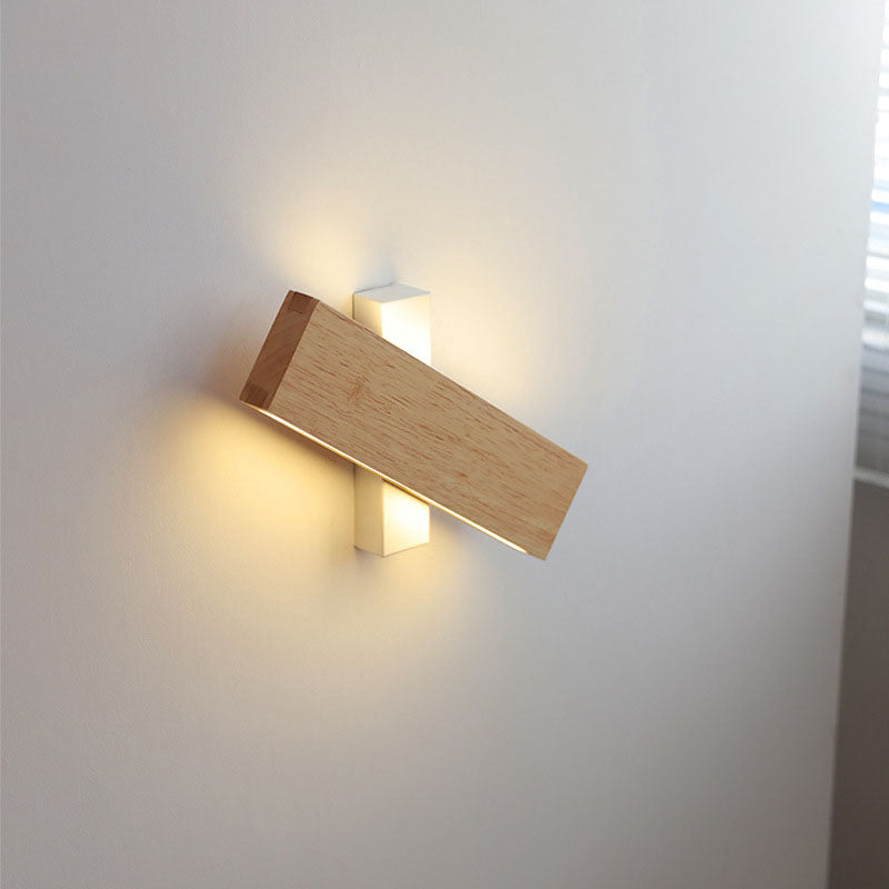 Japanische LED Wandleuchte | Minimalistische drehbare Wandlampe
