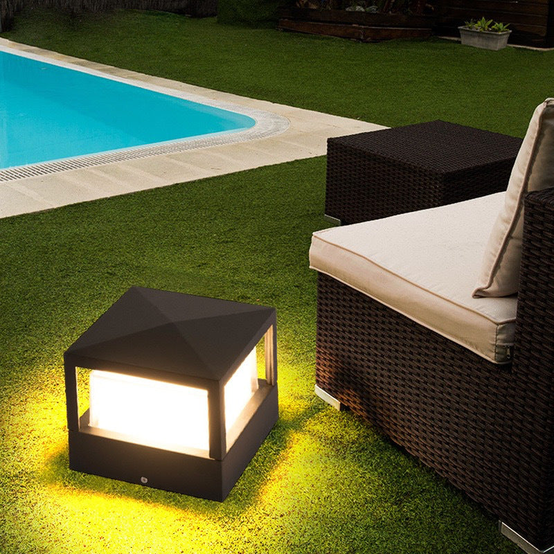 Moderne Gartenleuchte LED | Industrielle Außenleuchte
