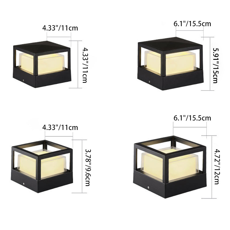 Moderne Gartenleuchte LED | Industrielle Außenleuchte
