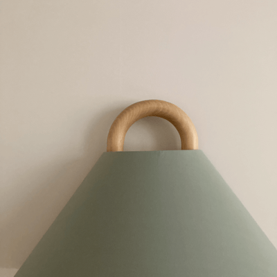 Semi-Circle Wandlampe | Holz-Metall Designleuchte im Minimalstil