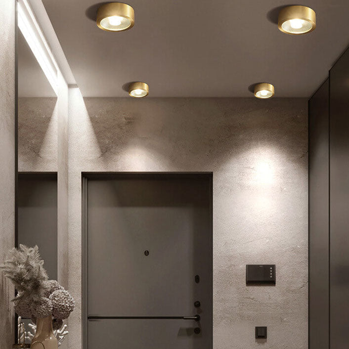 Ultra-Flache LED-Deckenleuchte – Edle Kupferlampe im Skandinavischen Stil