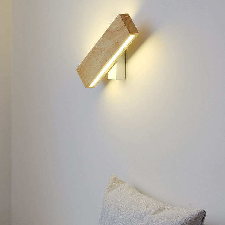Japanische LED Wandleuchte | Minimalistische drehbare Wandlampe
