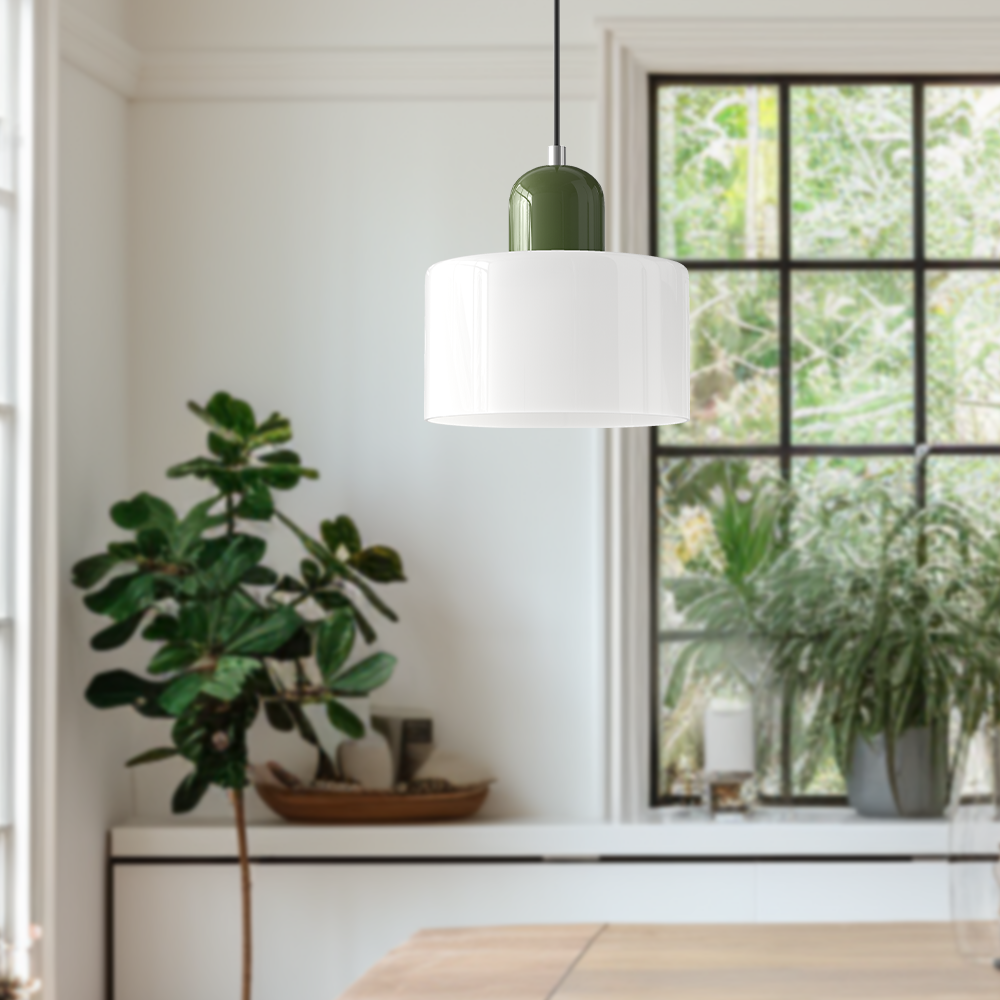 Bauhaus Stil Glas-Pendelleuchte | Zeitloses Design trifft Eleganz