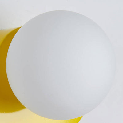 Aurora Halbkreis Wandleuchte | Farbige Glas Eleganz