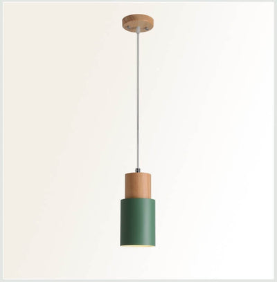 Nordische Macaron Pendelleuchte | Moderne Zylinder LED Lampe