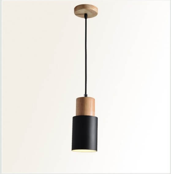 Nordische Macaron Pendelleuchte | Moderne Zylinder LED Lampe