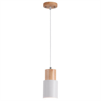 Nordische Macaron Pendelleuchte | Moderne Zylinder LED Lampe