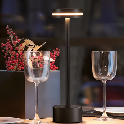 Luxuriöse wiederaufladbare Tischlampe | Moderne batteriebetriebene