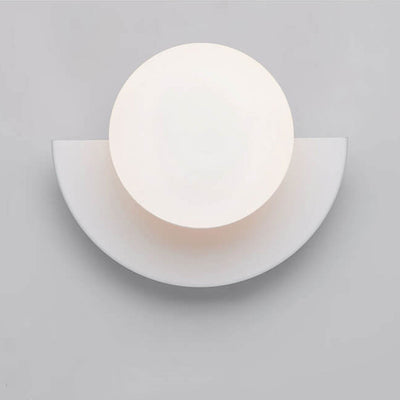 Aurora Halbkreis Wandleuchte | Farbige Glas Eleganz