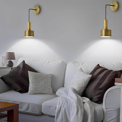 Alma Funk Wandleuchten Duo | Modernes Messingdesign