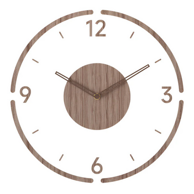 Nock Silent Design-Wanduhr | Acryl & Holz