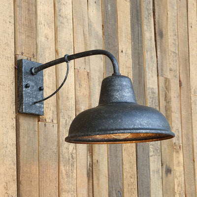 Retro Außenlampe Metall | Wetterfeste Vintage Wandleuchte