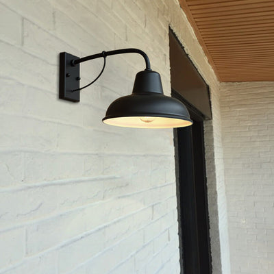 Retro Außenlampe Metall | Wetterfeste Vintage Wandleuchte