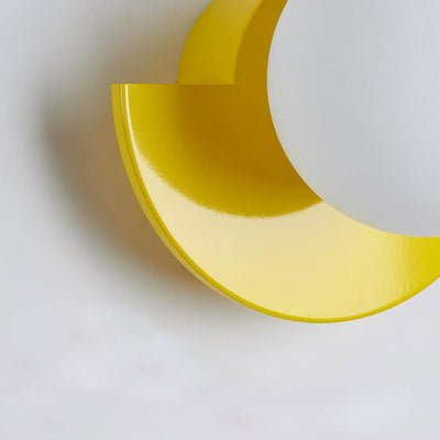 Aurora Halbkreis Wandleuchte | Farbige Glas Eleganz