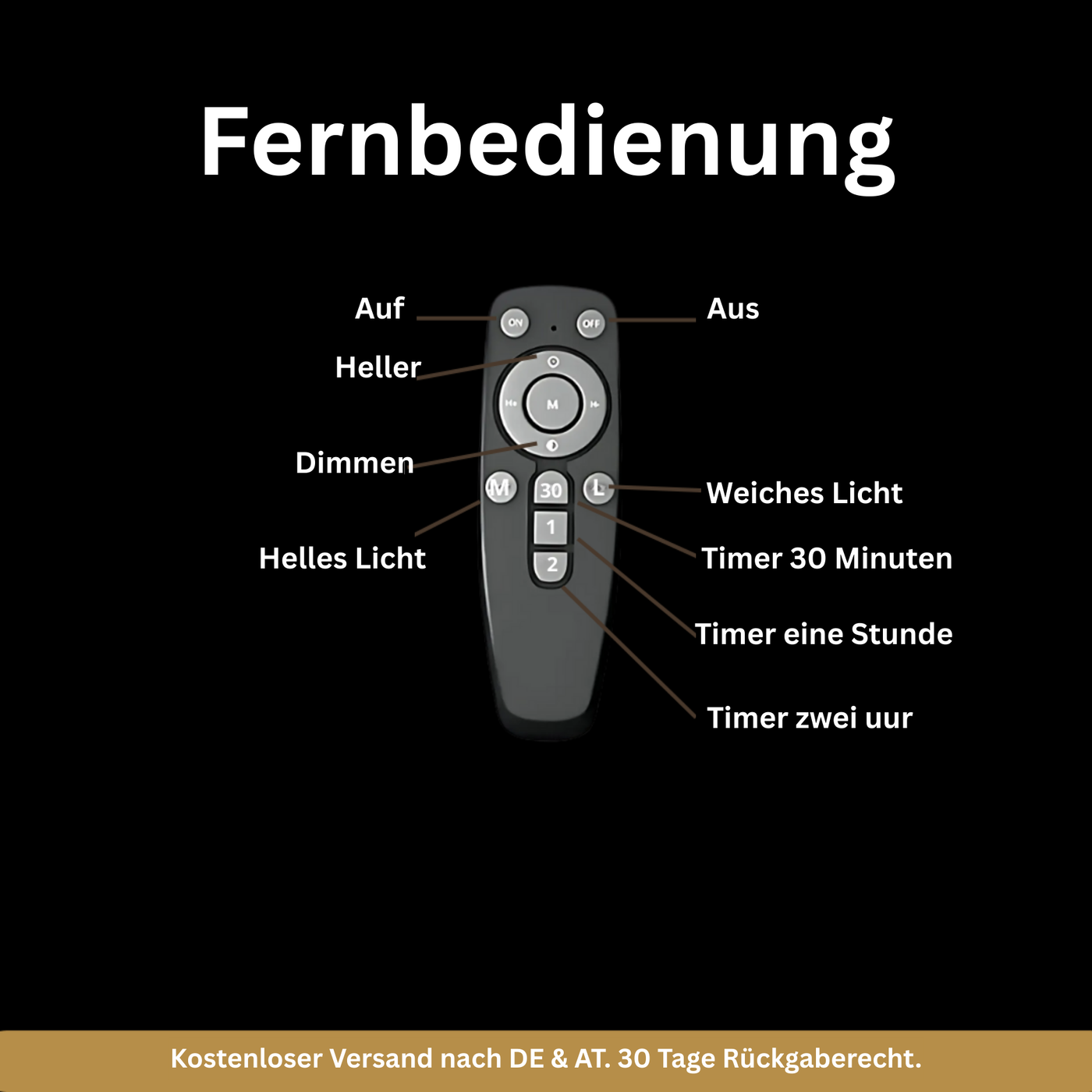 MovoLuxe Premium | Nordische Design-Lampe
