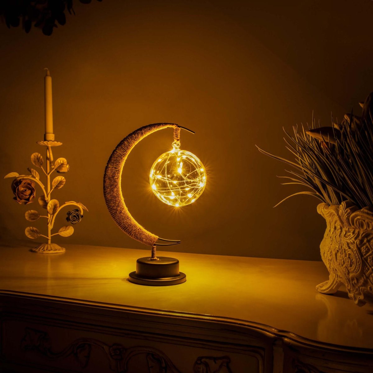 Silbermond LED-Lampe | Harmonische Wohnbeleuchtung