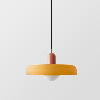 Bauhaus Stil Hängeleuchte | Moderne Kunstlampe aus Glas