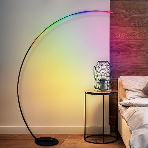 RGBW Modern Curve Lampe | Flexibles Farb- & Lichtdesign