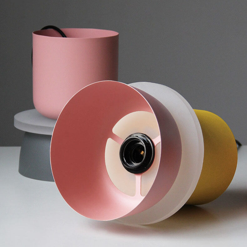 Farbige Macaron LED Lampe  | Farbige Deckenleuchte im nordischen Stil
