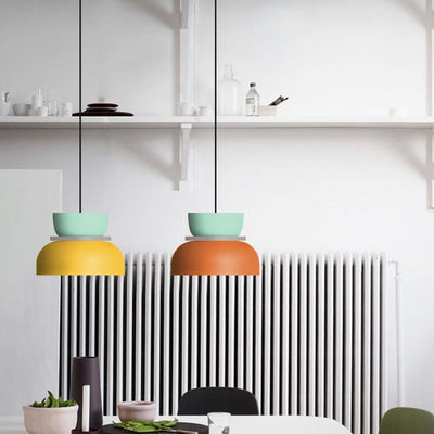 Farbige Macaron LED Lampe  | Farbige Deckenleuchte im nordischen Stil