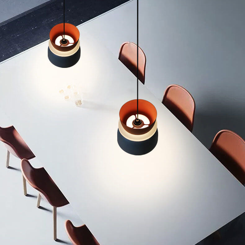 Farbige Macaron LED Lampe  | Farbige Deckenleuchte im nordischen Stil