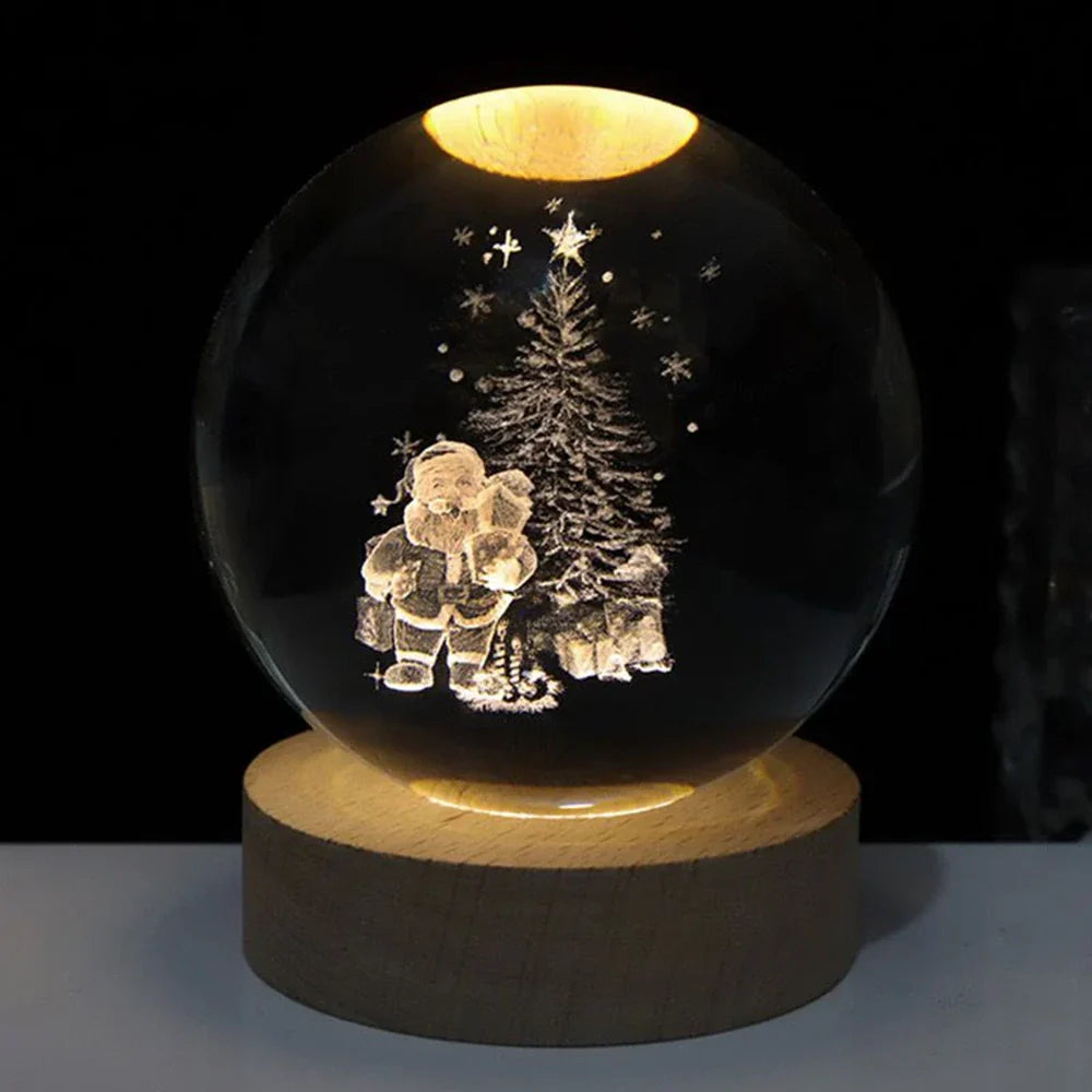 Galaxie Kristallkugel Lampe | Magisches Stimmungslicht
