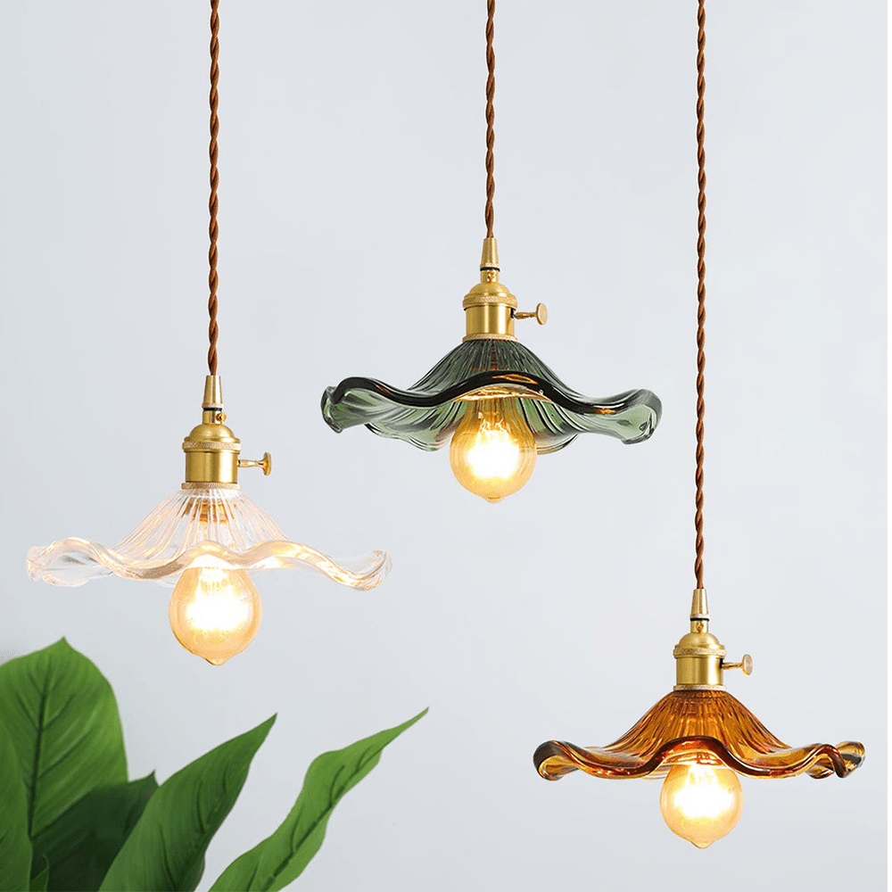 Hibiskus Eleganz LED-Hängeleuchte | Blumen Design