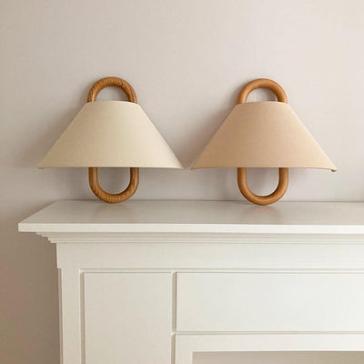 Semi-Circle Wandlampe | Holz-Metall Designleuchte im Minimalstil