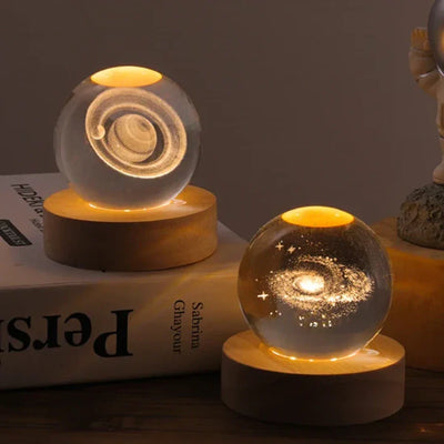 Galaxie Kristallkugel Lampe | Magisches Stimmungslicht