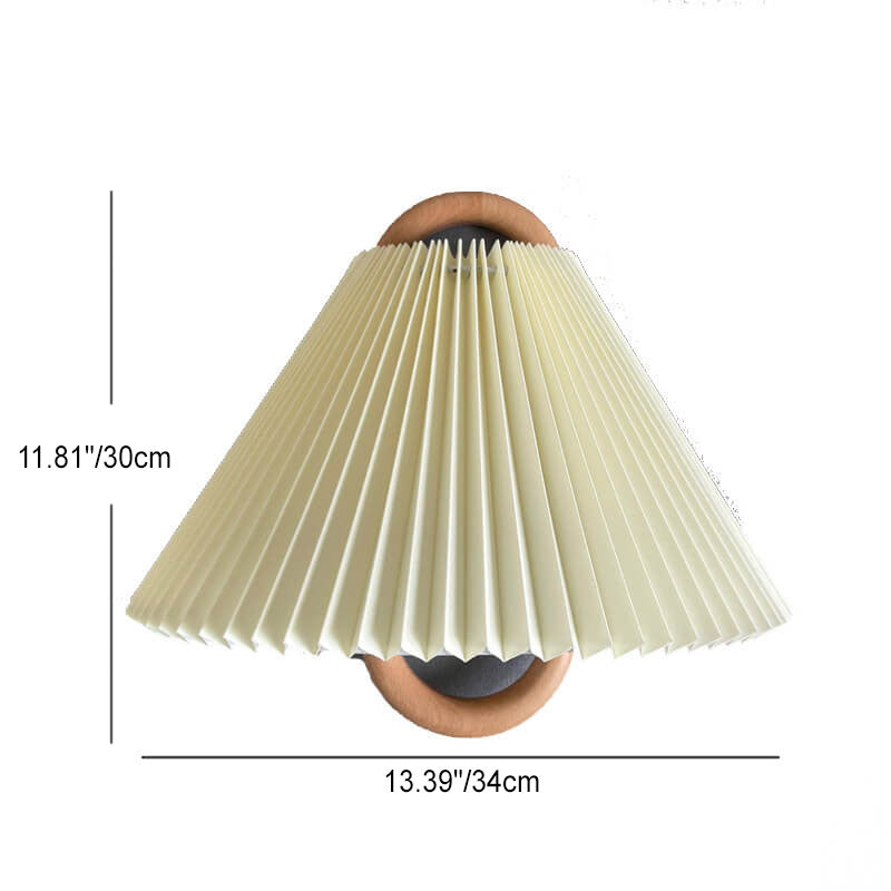 Semi-Circle Wandlampe | Holz-Metall Designleuchte im Minimalstil