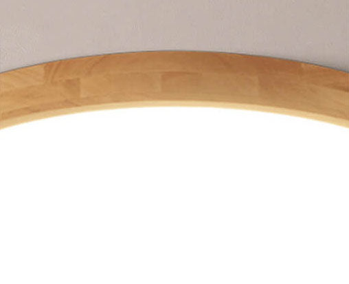 Massivholz LED Deckenlampe | Skandinavische Deckenleuchte