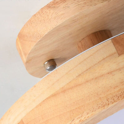 Nordic Rundholz LED-Deckenleuchte | Skandinavisches Design Lampen
