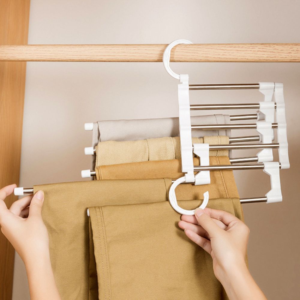 Praktischer Hosenhalter | Multifunktionaler Kleiderschrank-Organizer