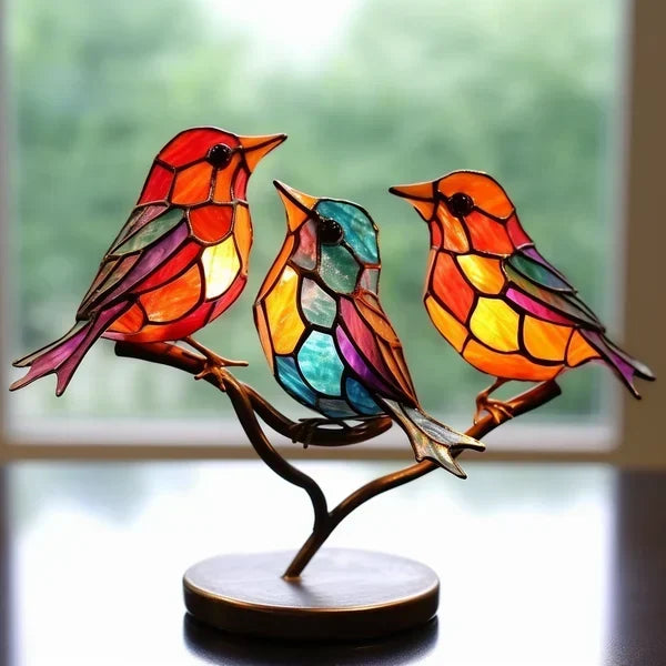 Eleganter Vogel-Skulptur ‘Oryxen’ | Handgefertigtes Deko-Highlight