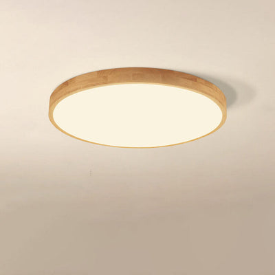 Massivholz LED Deckenlampe | Skandinavische Deckenleuchte