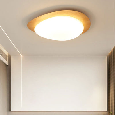 LED Deckenleuchte Holzoptik | Stilvolle LED-Leuchte
