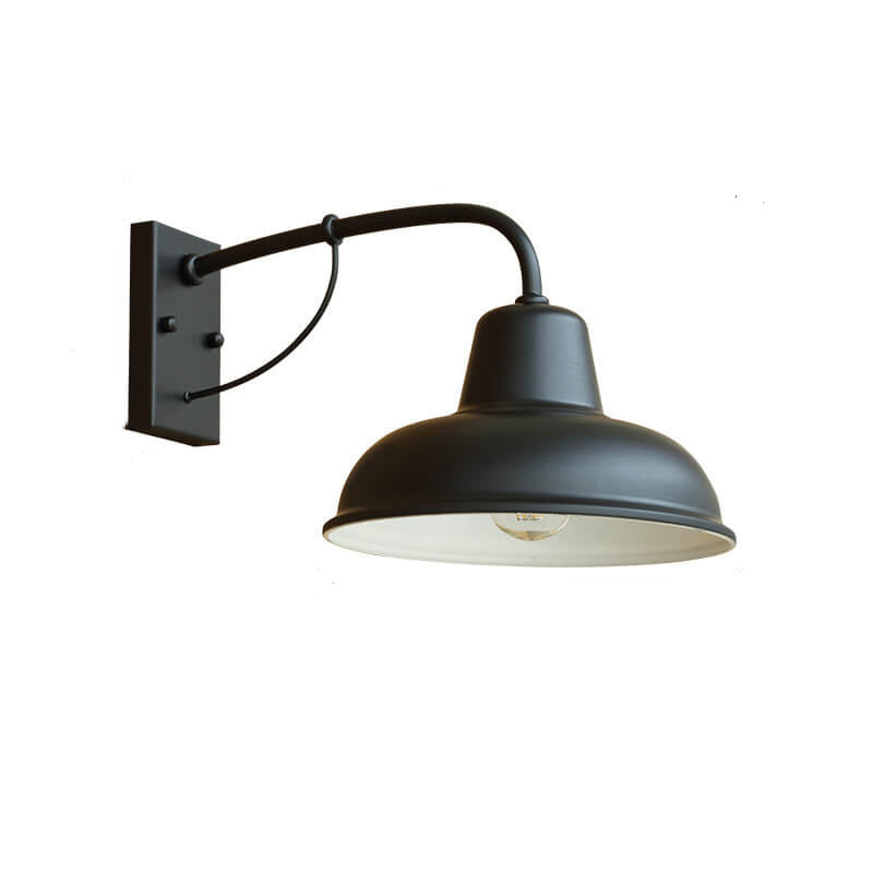 Retro Außenlampe Metall | Wetterfeste Vintage Wandleuchte