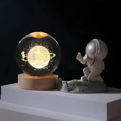 Galaxie Kristallkugel Lampe | Magisches Stimmungslicht