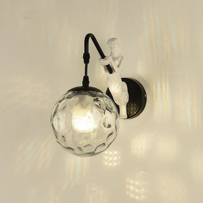 Meerjungfrau-Orb Vintage Wandleuchte | Rustikale Design-Wandlampe