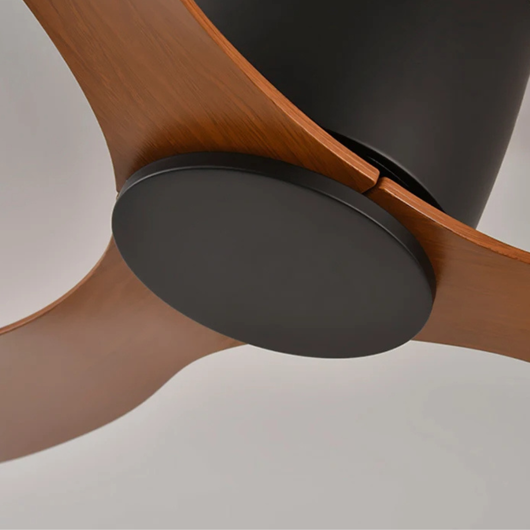 Deckenventilator LED | Moderner BreezeFlow mit Licht & Fernbedienung