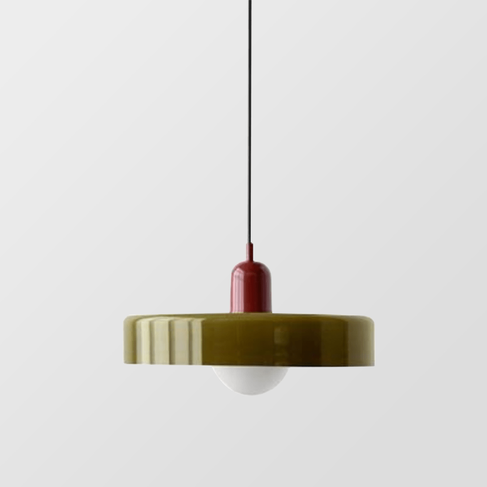 Bauhaus Stil Hängeleuchte | Moderne Kunstlampe aus Glas
