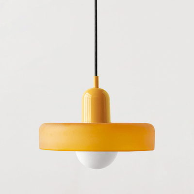 Bauhaus Stil Hängeleuchte | Moderne Kunstlampe aus Glas