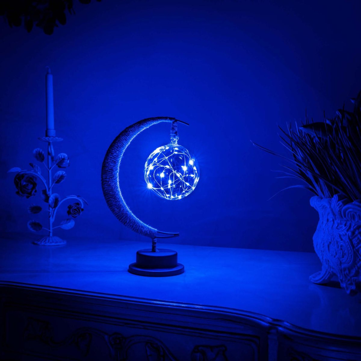 Silbermond LED-Lampe | Harmonische Wohnbeleuchtung