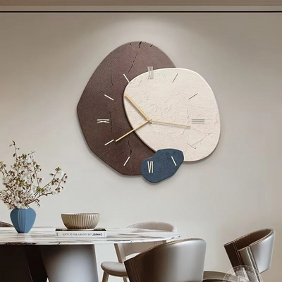 LED Wanduhr Holz & LED-Glanz | Skandinavisches Design