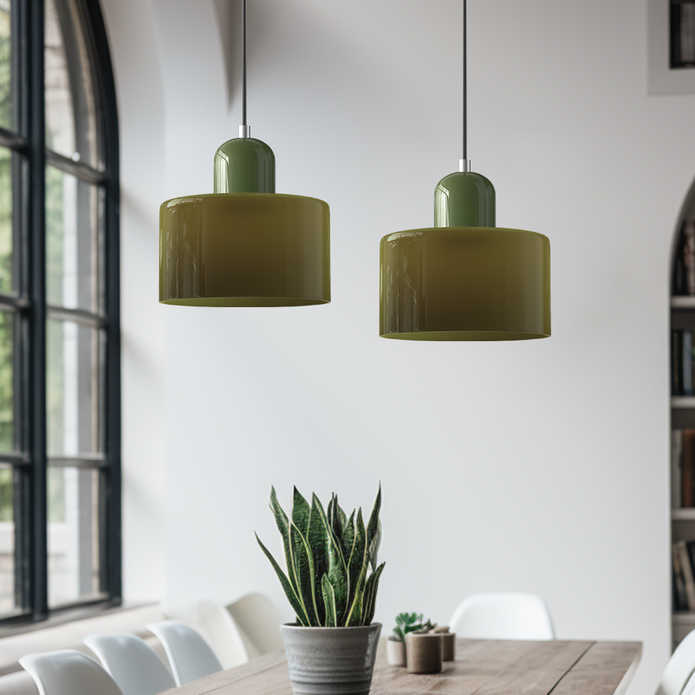 Bauhaus Stil Glas-Pendelleuchte | Zeitloses Design trifft Eleganz