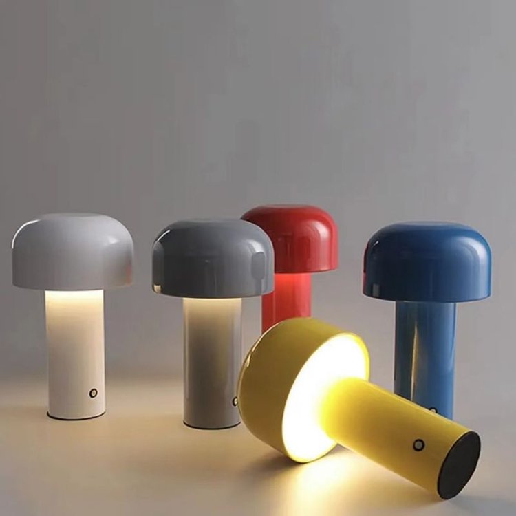Agari Pilz Tischlampe | Kabelloses Ambientelicht