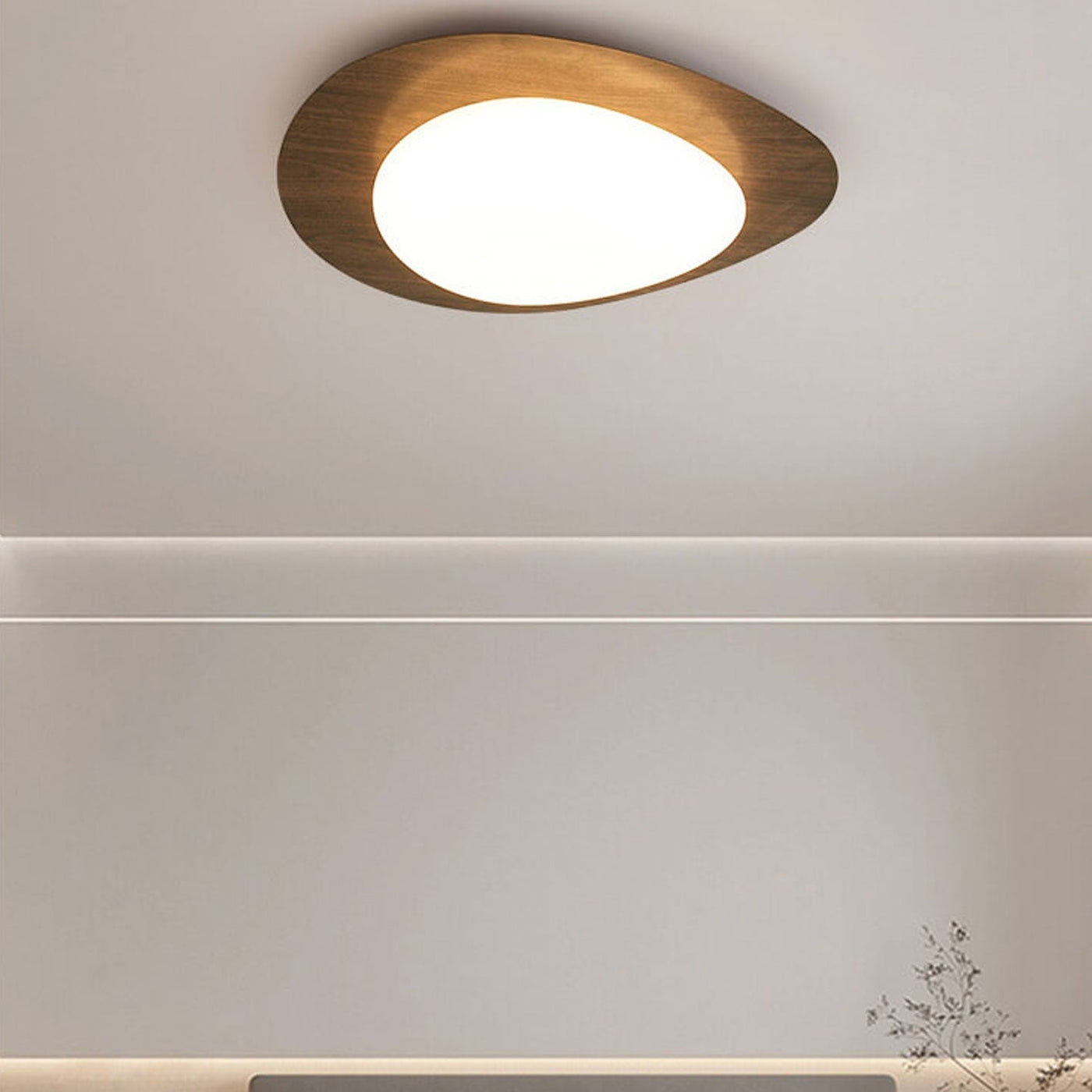 LED Deckenleuchte Holzoptik | Stilvolle LED-Leuchte