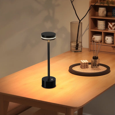 Luxuriöse wiederaufladbare Tischlampe | Moderne batteriebetriebene