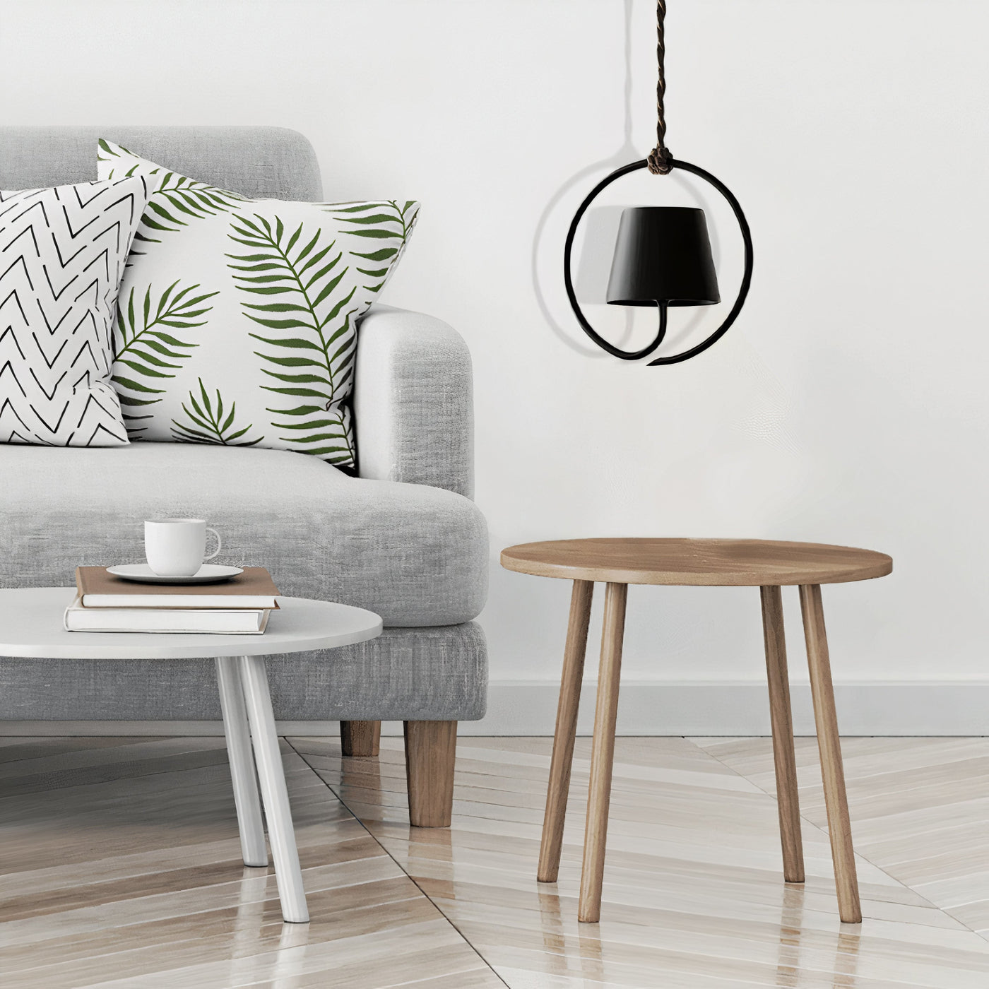Minimalistische LED Pendelleuchte rund | Höhenverstellbar
